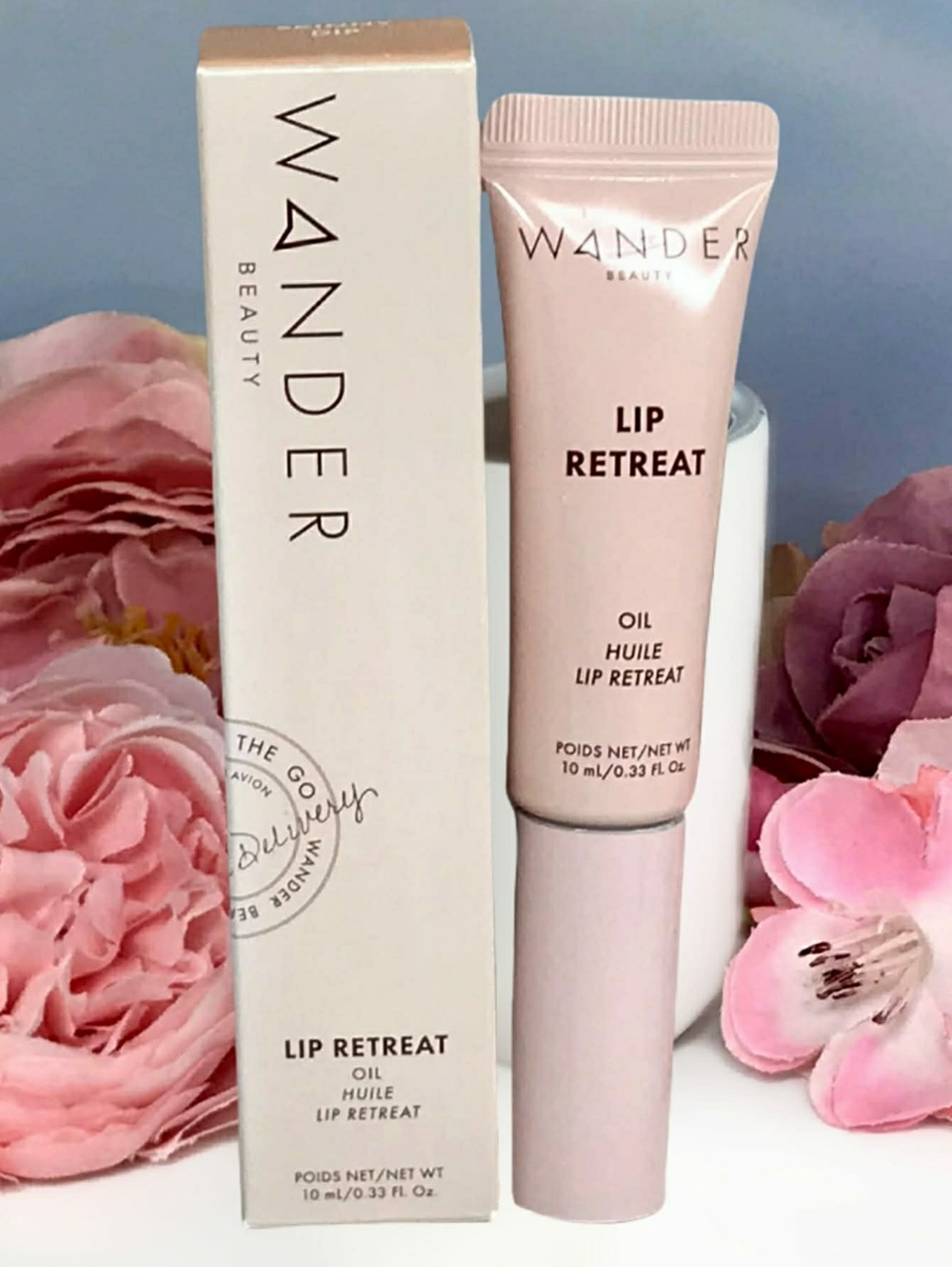 Wander Beauty Lip Retreat Lip Oil in Skinny Dip (nude) *BNIB